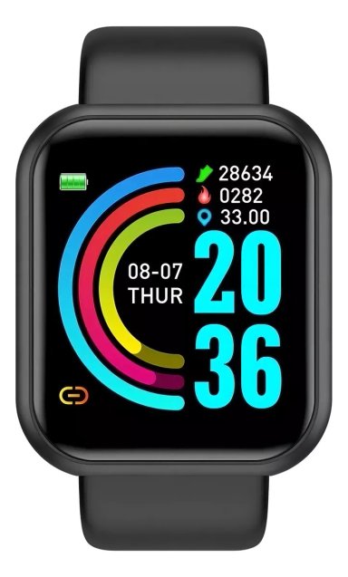 SMARTWATCH SMART BRACELET D20 DISPLAY DE 1.3' - 1
