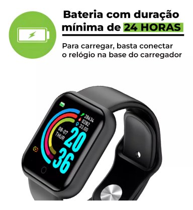 SMARTWATCH SMART BRACELET D20 DISPLAY DE 1.3' - 5