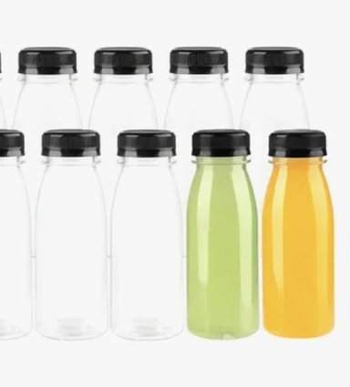 12 BOTELLA PLASTICAS TRANSPARENTES - 1