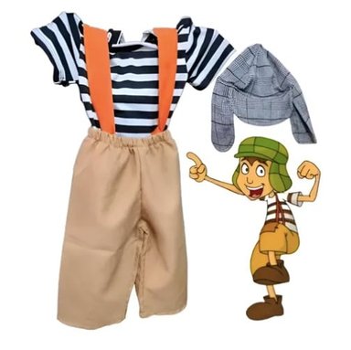 DISFRAZ DEL CHAVO DEL OCHO PARA NIÑOS COSPLAY - 1