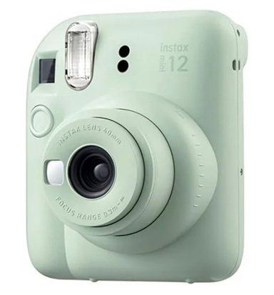 KIT MINI 12 C/MINT GREEN + PELICULA 10 FOTOS COLOR VERDE CLARO - 5