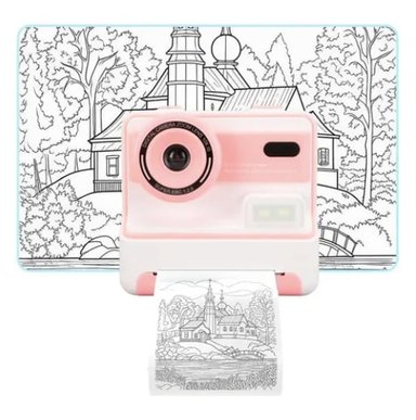 CAMARA INSTANTANEA COLOR ROSADO - 4