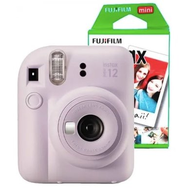 KIT MINI 12 C/LILAC PURPLE + PELICULA 10 FOTOS COLOR LILA - 1