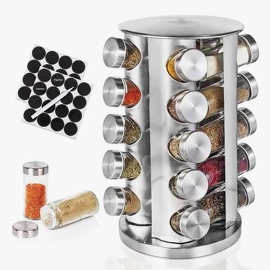 CONDIMENTEROS ESPECIERO GIRATORIO COCINA 20 FRASCOS - 1