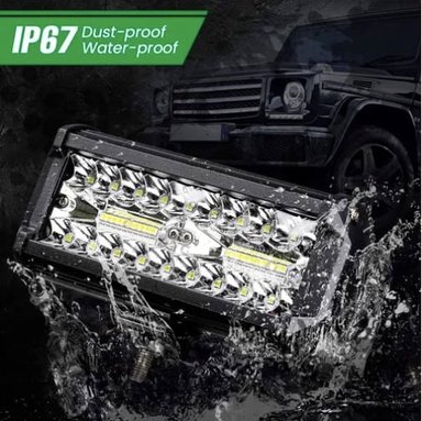 FOCOS LED NEBLINERO BARRA RECTA 120W PREMIUM - 5