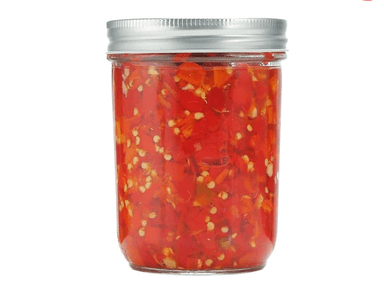 FRASCO DE VIDRIO CON TAPA DE ALIMUNIO LISO 200ML - 1