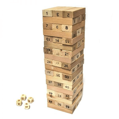 JENGA MULTICOLOR YENGA NÚMERO TORRE - 1