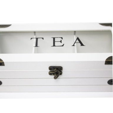 CAJA DE TE 3 DIVISIONES TAPA CON DISEÑO DECORATIVA DECOHOGAR - 5