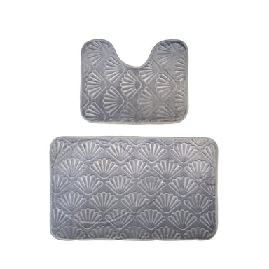 CONJUNTO DE 3 ALFOMBRA DE BAÑO SUAVES ABSORVENTES DISEÑO MAR - 5