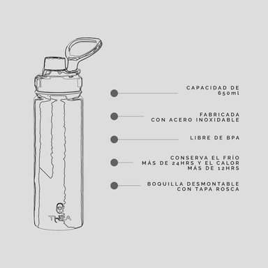 BOTELLA THEA LIFE 650 ML LILAC INSULADA - 4