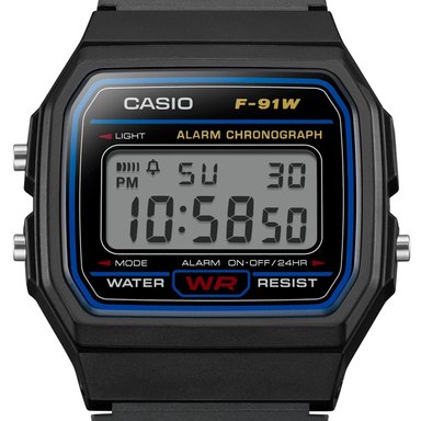 RELOJ CASIO HOMBRE F-91W-1DG - 5