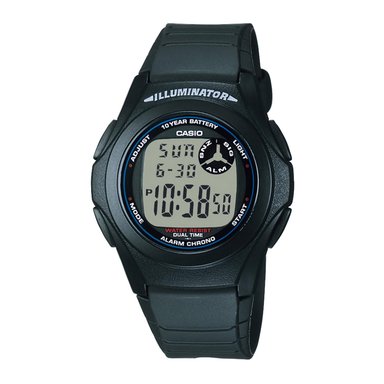 RELOJ CASIO HOMBRE F-200W-1ADF - 1