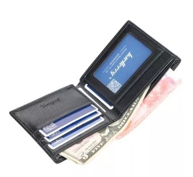 BILLETERA HOMBRE DE CUERO PU BAELLERRY MOD. SQUARE - 3