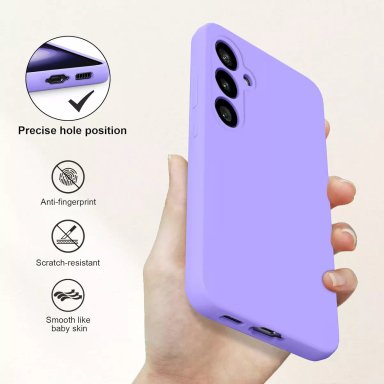 CARCASA SAMSUNG GALAXY S23 FE 5G SILICONA PREMIUM VIOLETA - 3