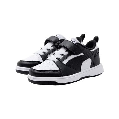 ZAPATILLAS NIÑO PUMA NEGRO REBOUND V6 LO BL N 397419 01 - 3