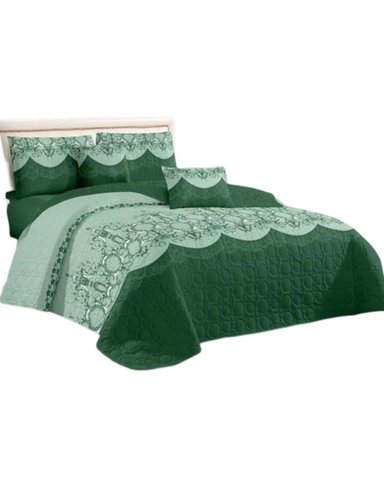 CUBRECAMA QUILT 2 PLAZAS+2 FUNDAS VERANO FRESCO 13N45 - 1