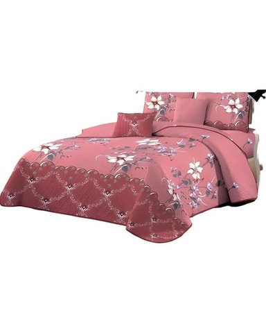 CUBRECAMA QUILT MAS JUEGO DE SABANAS 2 PLAZA - 2