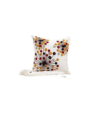 SET DE 6 FUNDAS BORDADAS 45X45 C5 - 1