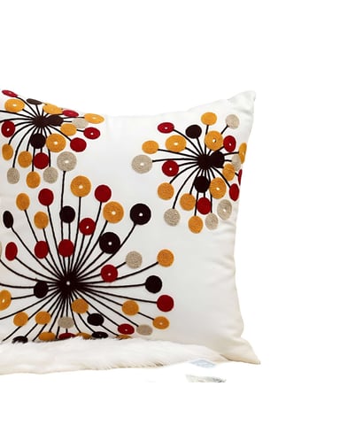 SET DE 6 FUNDAS BORDADAS 45X45 C5 - 2