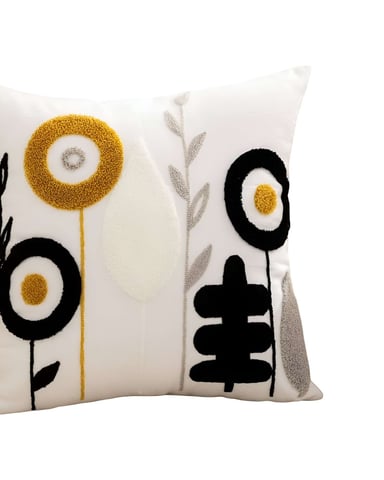 SET DE 6 FUNDAS BORDADAS 45X45 C13 - 2