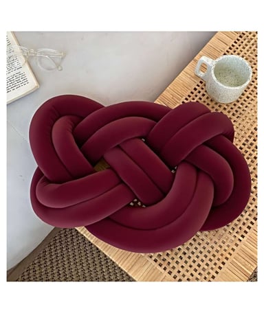 ALMOHADA COJIN NUDO GRANDE BURDEO 45 CM - 3