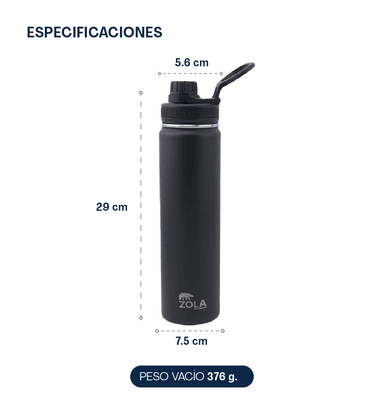 BOTELLA ZOLA OUTDOORS 750ML TÉRMICA - 4