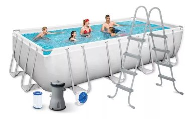 PISCINA ESTRUCTURAL BESTWAY RECTANGULAR POWER STEEL - 1