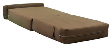 SOFÁ GAEX ESPUMA FELPA CHOCOLATE CAMA - 3