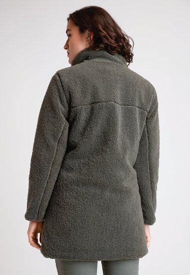 PARKA REVERSIBLE DE MUJER ARIEL COLOR SALVIA - 3
