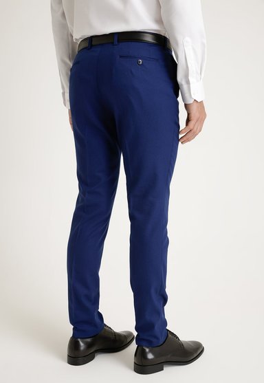 PANTALON HOMBRE TRAJE SUIT SEPARATE WASHABLE AZUL MEDIO - 2