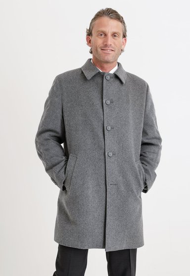 ABRIGO FORMAL HOMBRE GRIS - 4