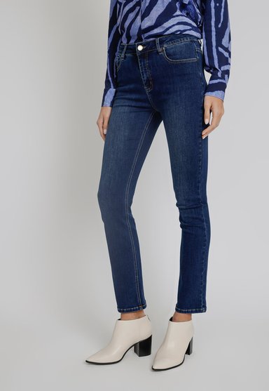 JEANS ALGODÓN MUJER CANADIENNE AZUL CHARLOT - 1