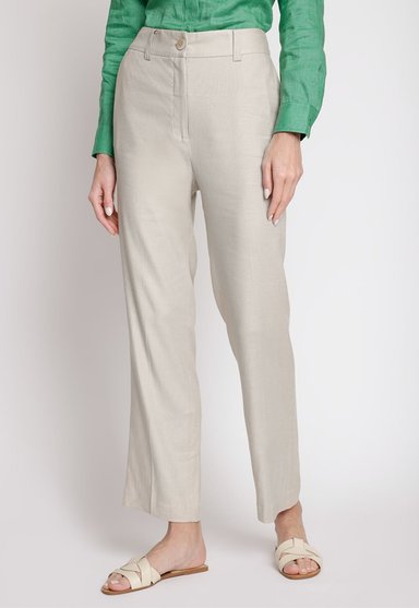 PANTALON DE MUJER MODELO SAVANAH COLOR ARENA - 1
