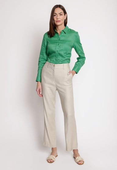 PANTALON DE MUJER MODELO SAVANAH COLOR ARENA - 4