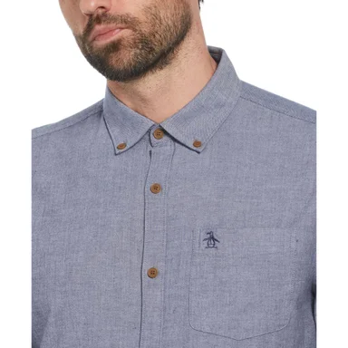 CAMISA ALGODÓN HOMBRE ORIGINAL PENGUIN AZUL CHAMBRAY - 3