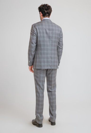 TRAJE HOMBRE FORMAL LANA S160'S EMERALD GRIS - 2