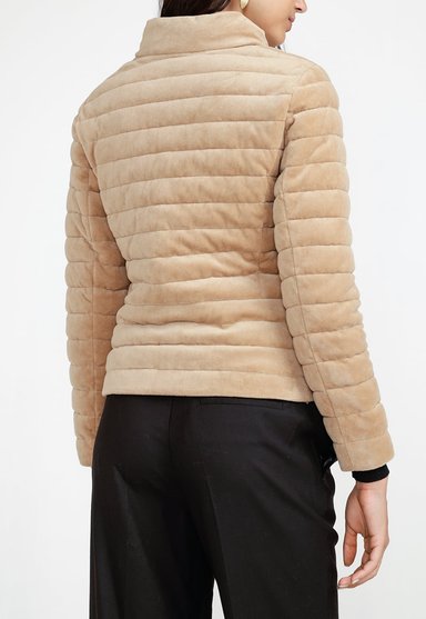 PARKA ACOLCHADA MUJER ALGODON BEIGE - 2