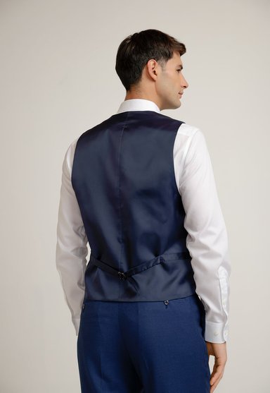GILET HOMBRE FORMAL WASHABLE AZUL - 2
