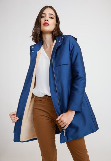 PARKA GRUESA MUJER POLIE STER AZUL - 1