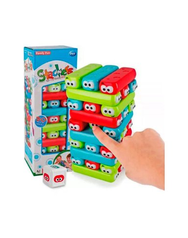 JENGA DIDÁCTICO MULTICOLOR - 1