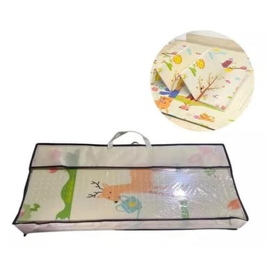 ALFOMBRA ALF10 ANTIGOLPES BEBÉ PLEGABLE 200X180X1 CM CON BOLSA MULTICOLOR - 1