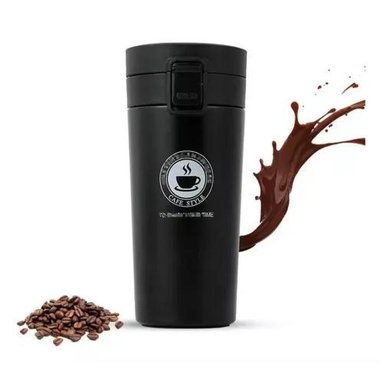 TERMO DE CAFÉ DE ACERO INOXIDABLE TAZA D AGUA CALIENTE 380ML - 1
