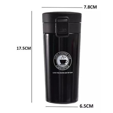 TERMO DE CAFÉ DE ACERO INOXIDABLE TAZA D AGUA CALIENTE 380ML - 2