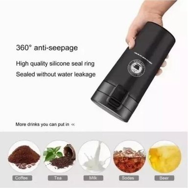 TERMO DE CAFÉ DE ACERO INOXIDABLE TAZA D AGUA CALIENTE 380ML - 6