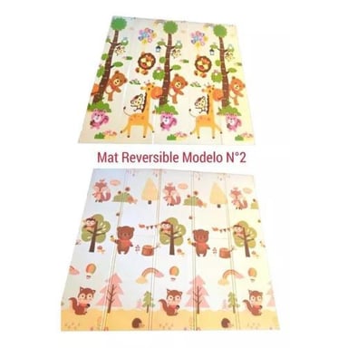 ALFOMBRA ALF4 ANTIGOLPES NIÑO BEBÉ CON BOLSO 180X200X1 CM PREMIUM MULTICOLOR - 2