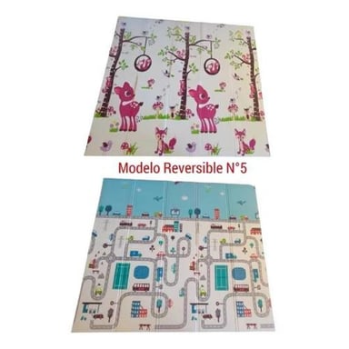 ALFOMBRA ALF4 ANTIGOLPES NIÑO BEBÉ CON BOLSO 180X200X1 CM PREMIUM MULTICOLOR - 5
