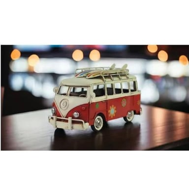 AUTO COMBI METAL VINTAGE HAWÁI ROJO 28 CM AUT10 - 3