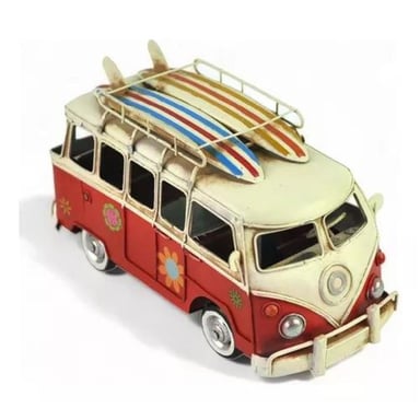 AUTO COMBI METAL VINTAGE HAWÁI ROJO 28 CM AUT10 - 5