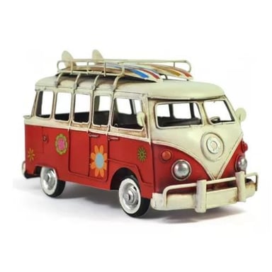 AUTO COMBI METAL VINTAGE HAWÁI ROJO 28 CM AUT10 - 6
