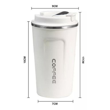 BOTELLA TÉRMICA DE CAFÉ DE ACERO INOXIDABLE AGUA TÉ CALIENTE - 2